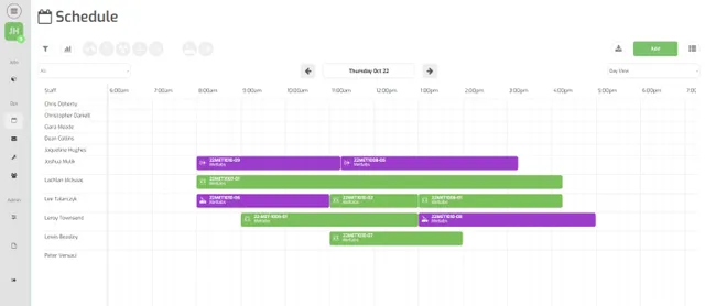 Custom scheduling and rostering system